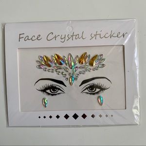 Festival Carnival Face Jewels Gems Sticker